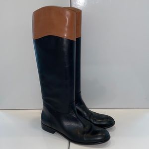 Vero Cuoio Riding Boots, two-toned